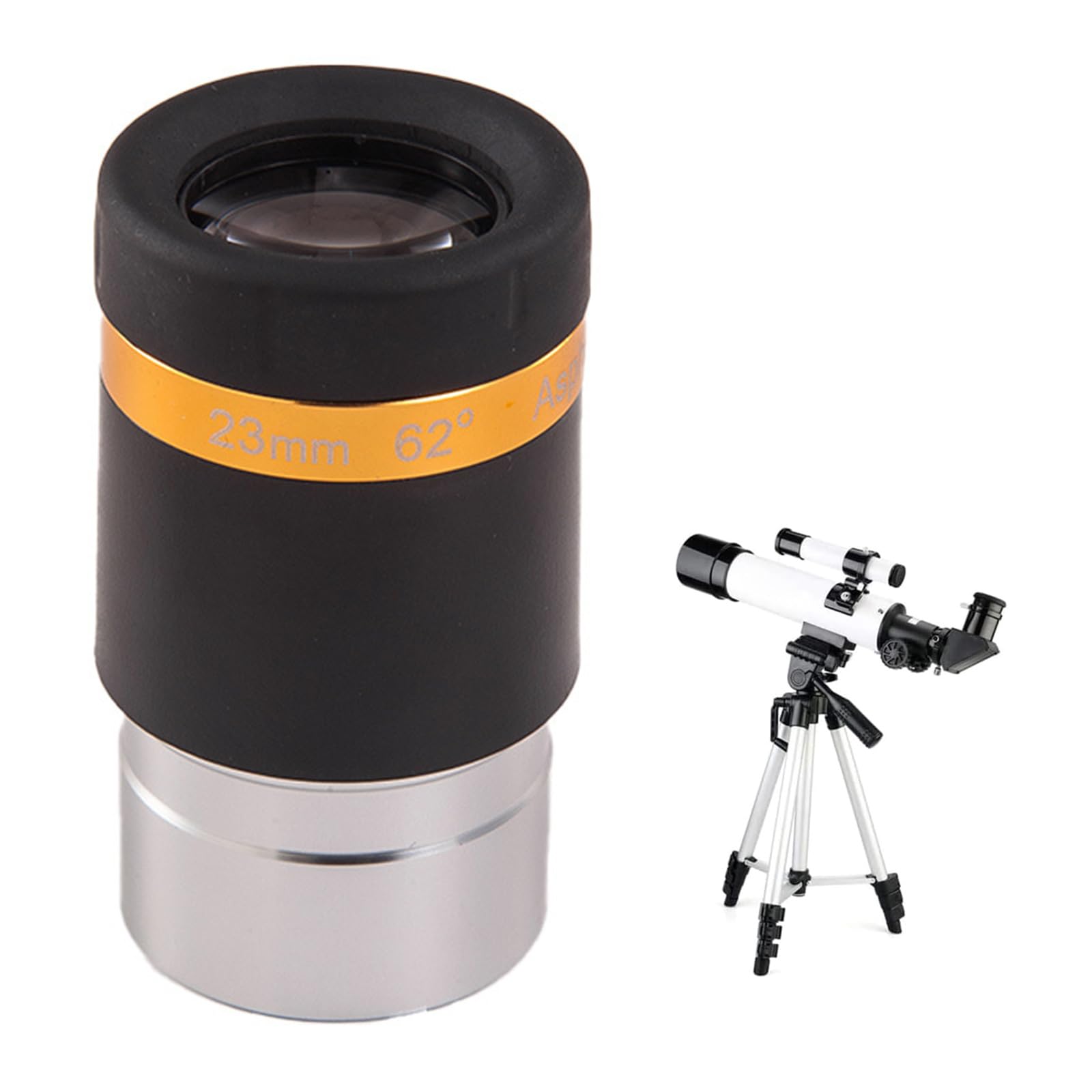 Eyepiece FMC 1.25" 62° Wide Angles 4mm/10mm/23mm For Astronomical AsphericLens Astronomical Eyepiece