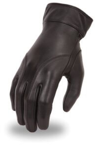 fmc motorcycle womens cruiser blk leather gel palm gloves butter soft leather blk (xl regular)