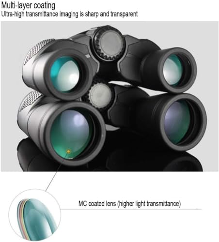 12x45 Adult HD Binoculars with FMC Lens and Bak4 Prism, Waterproof and dustproof, Suitable for Bird Watching, Hunting, Hiking