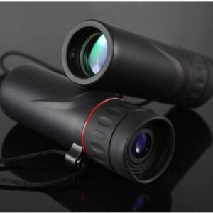 10x25 Portable Monocular Compact Mini BAK4 Prism FMC Lens Monocular with Smartphone Adapter for Adult Bird Watching, Outdoor Hunting, Travel, Sightseeing ADU