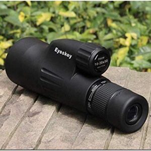 Portable Travel Telescope 10-30X50 Compact Monocular High Power Monoculars Scope for Adults Hd Waterproof Prism Fmc for Bird Watching Trips in Outdoor Concerts Astronomical Equi