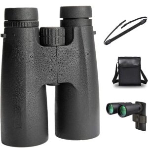 High Power 12x50 Binoculars Binocular for Adults with BAK4 Prism FMC Lens Fogproof & Waterproof Great for Bird Watching Travel Stargazing for Adult Bird Watching Outdoor Hun Monocular Telescope