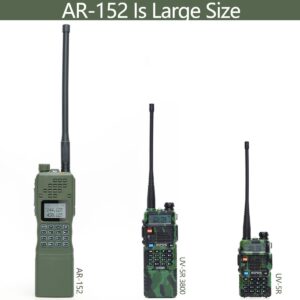 Baofeng Radio Ham Radio AR-152 10W Powerful Handheld Tactical Two Way Radio Upgraded of baofeng UV-5R Walkie Talkies Long Range Rapid Radios with 12000mAh Battery Full Kit