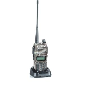 BaoFeng UV-82HP (CAMO) High Power Dual Band Radio: 136-174mhz (VHF) 400-520mhz (UHF) Amateur (Ham) Portable Two-Way