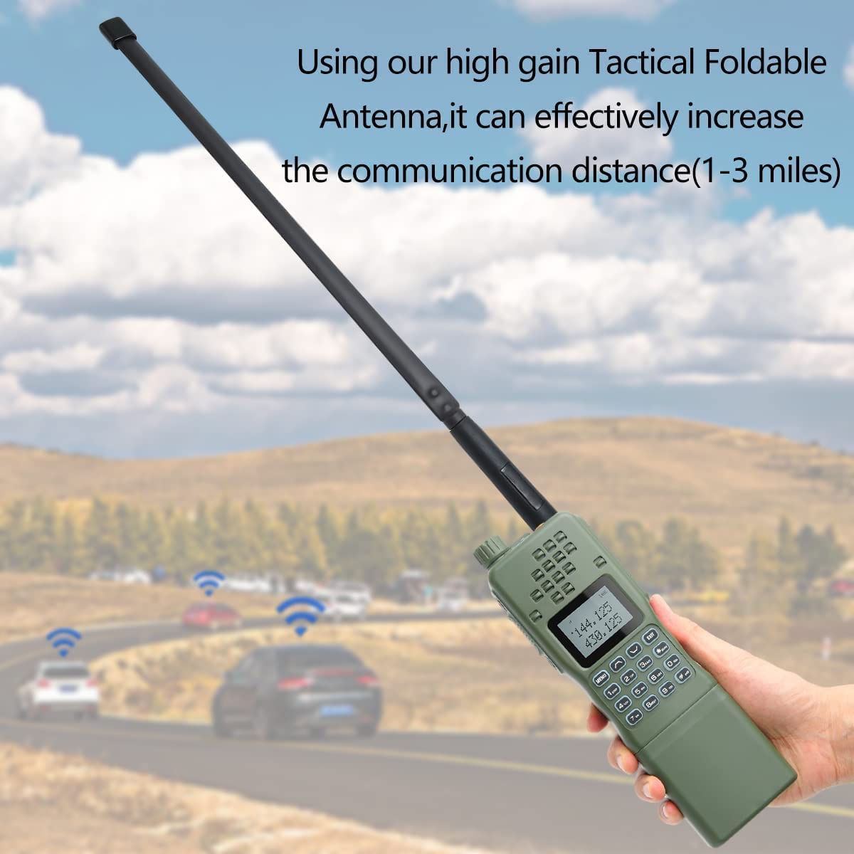 BAOFENG AR-152 10W Ham Radio Military Grade Dual Band Two-Way Radio UHF VHF Long Range Walkie Talkies with Carrying Case includes Full Kit