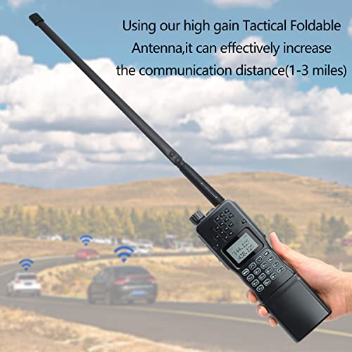 Baofeng AR-152 Military Grade Ham Radio 10W Powerful Long Range Rechargeable Walkie Talkie for Adults with Waterproof Tactical Chest Harness Bag,Tactical Antenna and Programming Cable Two Way Radio