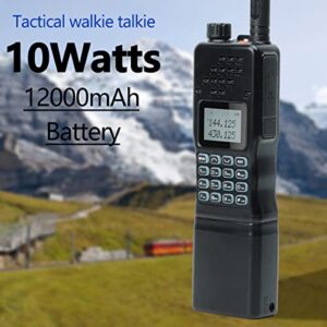 Baofeng AR-152 Military Grade Ham Radio 10W Powerful Long Range Rechargeable Walkie Talkie for Adults with Waterproof Tactical Chest Harness Bag,Tactical Antenna and Programming Cable Two Way Radio