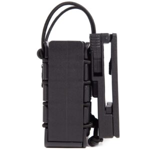 Polymer Radio Holster Molle Walkie Talkie Holder Tactical Duty Belt Radio Case Two Way Radio Pouch for BaoFeng UV5R 888S F8HP Kenwood Icom HYT Arcshell Retevis APX 6000 （2.9" L x 2.6" W x 4.1" H）