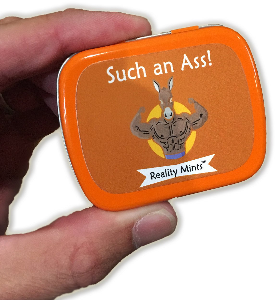 Such an Ass Mints – Buff Donkey Design Mint tin – Novelty Candy for Men – Chocolate Breath Mints, Sugar-Free