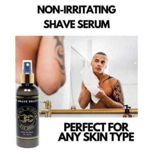 Black Widow Pro Shave Solution - Shave Spray Lotion, No Mess, Superior Shaving Experience, Slick Shaving Lotion, Helps Reduce Skin Irritation, Hydrates Skin While Shaving, Hint Of Mint