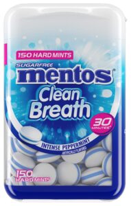 mentos peppermint mint, 150count