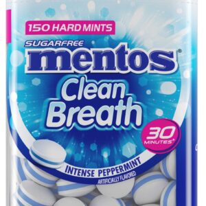 Mentos Peppermint Mint, 150Count