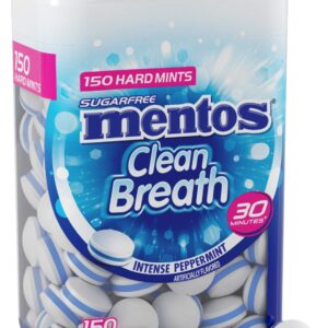 Mentos Peppermint Mint, 150Count