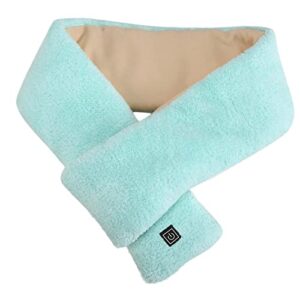 Winter Scarf for Women USB Heating Scarf with Neck Heating Pad Washable Shawl Soft Warm Neck for Men Mint Green