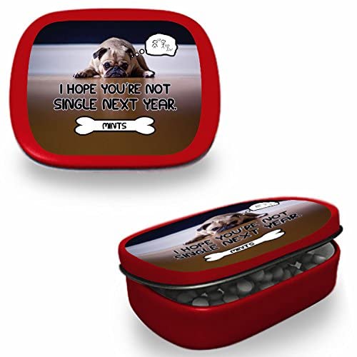 Funny Statement Mints - Breath Fresheners for Adults - Mens Gag Gifts, Stocking Stuffers, Candy Basket Fillers - Sugar-Free - Pocket-Size Metal Tins (Single Pup)