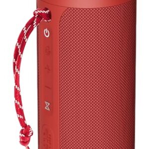 EDUPLINK Bluetooth Speaker, Portable Wireless Speakers, Waterproof IPX7 Speaker, TWS Pairing Stereo, Long Playtime for Home, Travel, Red