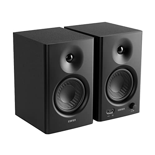 Edifier MR4 Powered Studio Monitor Speakers, 4" Active Near-field Monitor Speaker - Black (Pair)