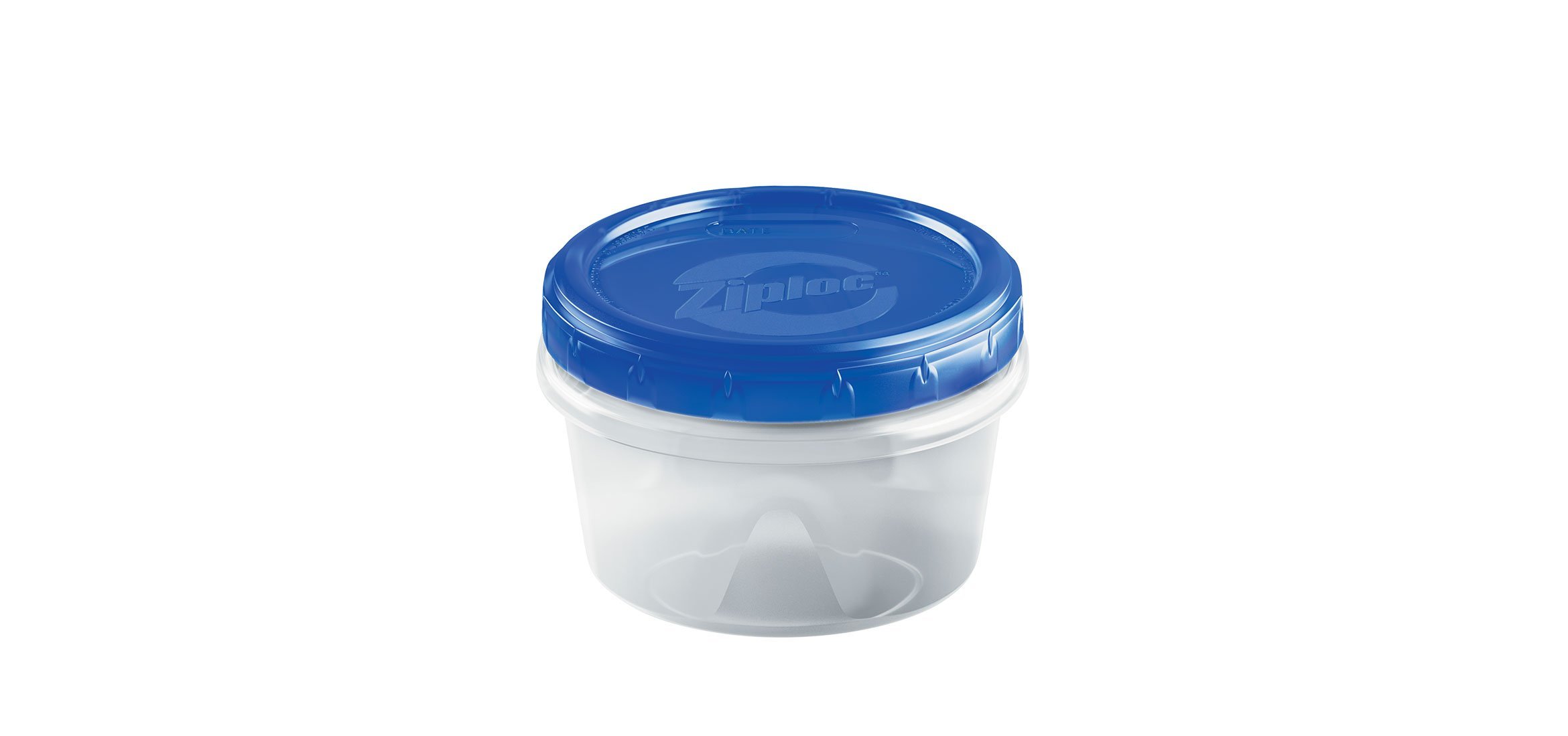 Ziploc Twist 'N Loc Containers, Small, 2 Cup Capacity (Pack of 3)