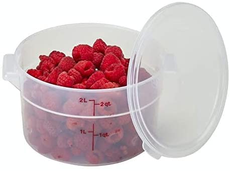 Cambro 2-Quart Round Food-Storage Container with Lid