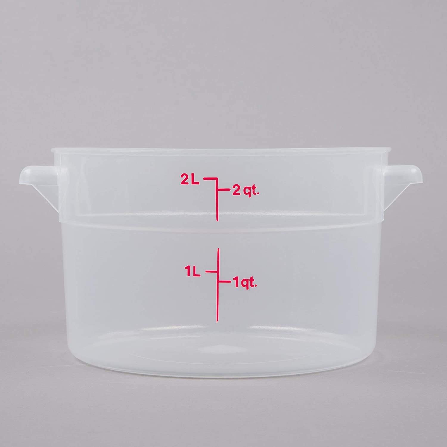 Cambro 2-Quart Round Food-Storage Container with Lid