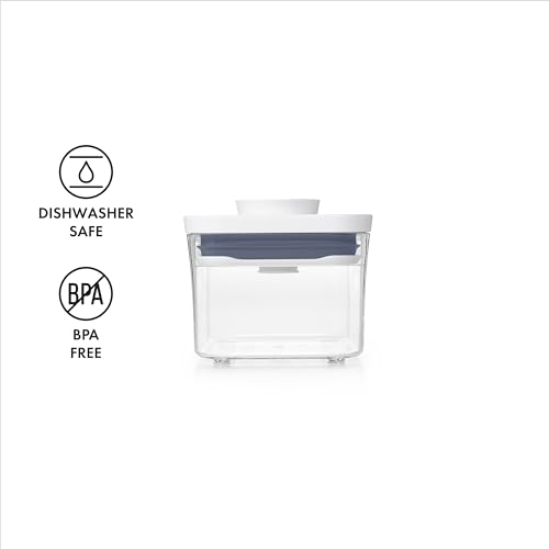 OXO Good Grips POP Container - Airtight Food Storage - Small Square Mini 0.4 Qt Ideal for baking powder, spices, dried herbs and chiles