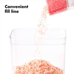 OXO Good Grips POP Container - Airtight Food Storage - Small Square Mini 0.4 Qt Ideal for baking powder, spices, dried herbs and chiles