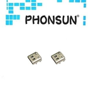 PHONSUN Replacement Type-C USB Charging Port for JBL Charge 4 Bluetooth Speakers (Pack of 2)