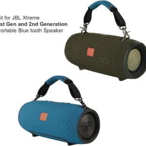 TXEsign Removable Speaker Handle Strap for JBL Xtreme/Xtreme 2/ Xtreme 3/Xtreme 4 Portable Bluetooth Speaker (Navy Blue)