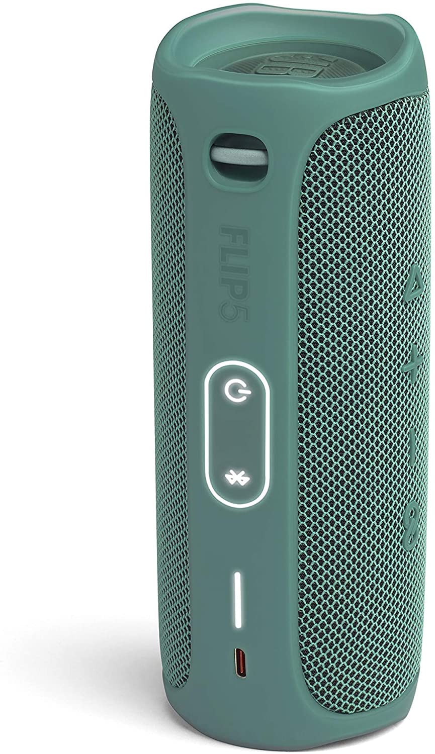 JBL FLIP 5 Waterproof Portable Bluetooth Speaker - Eco Green (Renewed)