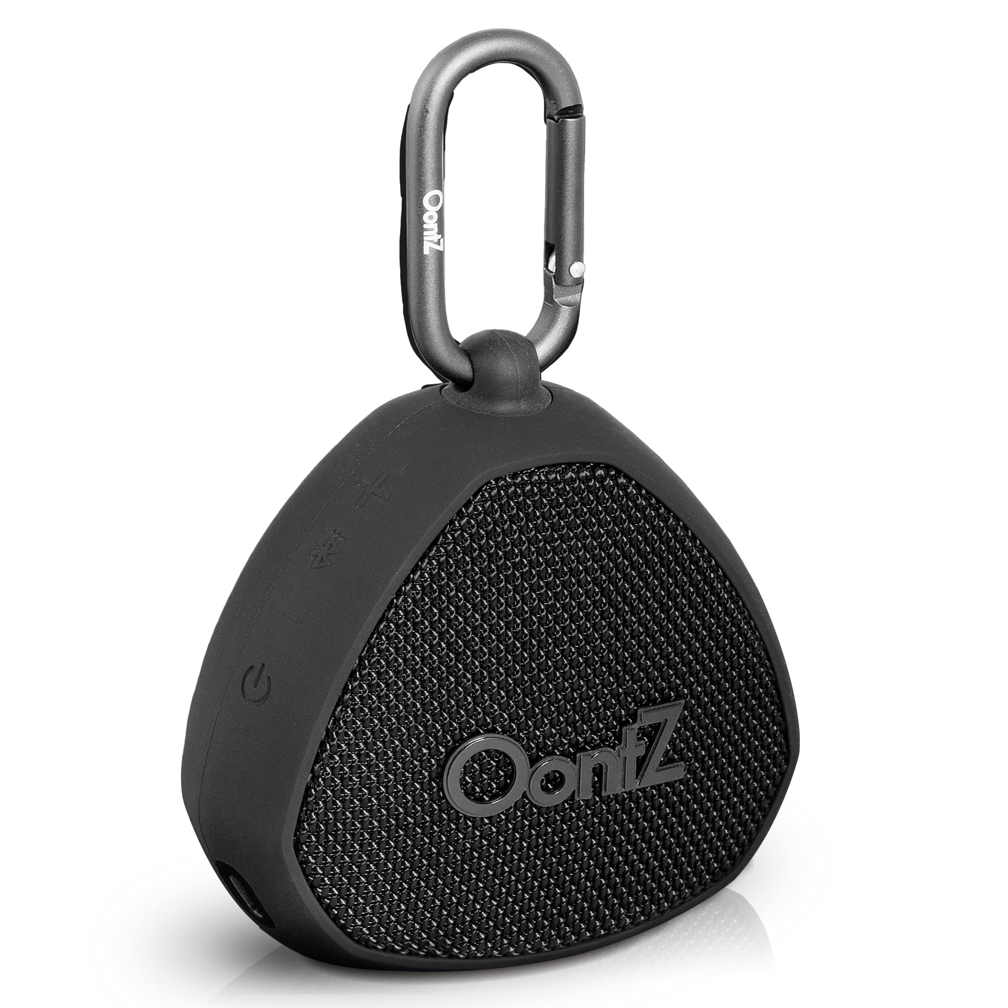 OontZ Clip Portable Wireless Bluetooth Speaker with Carabiner, 12W IPX7 Waterproof Outdoor Travel Speaker