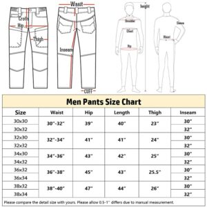 CARWORNIC Gear Men's Hiking Tactical Pants Lightweight Cotton Outdoor Military Combat Cargo Trousers Khaki