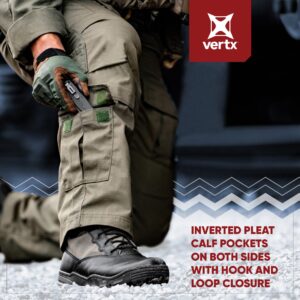 Vertx Recon Mens Combat Pants with Cargo Pockets, Overt Tactical Gear Uniform Clothing for Men, Multi-Cam, 38x 30