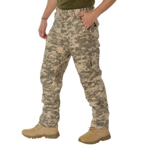 rothco digital camo tactical bdu pants (us, alpha, medium, regular, regular, acu digital camo)