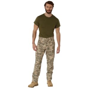 Rothco Digital Camo Tactical BDU Pants (US, Alpha, Medium, Regular, Regular, ACU Digital Camo)