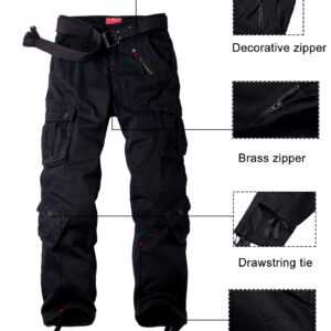 XNMAYA Cargo Pants for Women, Military Army Camo Combat Trousers,Work Camping Hiking Casual Pants with Pockets