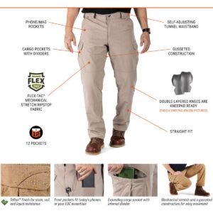 5.11 Tactical Men's Stryke Pants w/Flex-Tac Mechanical Stretch, Style 74369, Tundra, 34x30