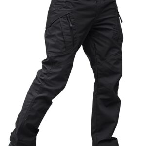 TACVASEN Mens Tactical Cargo Pants with Multi Pockets Army Pants Hiking Pants Lightweight Military Pants Waterproof Pants Shooting Pants