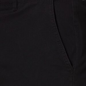 Amazon Essentials Men's Straight-Fit Stretch Cargo Pant (Available in Big & Tall), Black, 28W x 32L