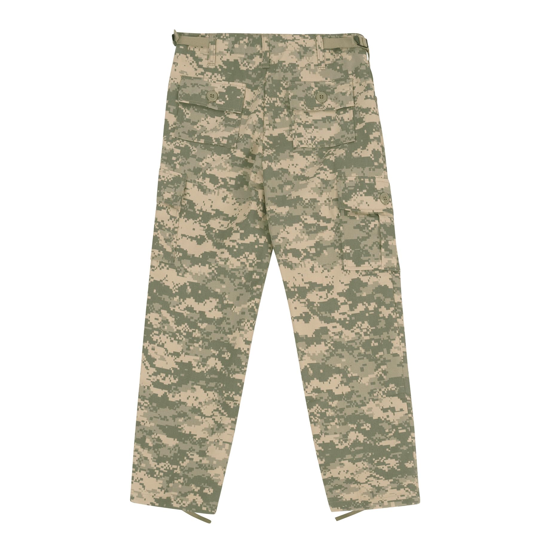 Rothco Kids Digital Camo BDU Pants - Rugged Outdoor Hiking Camping Comfortable Cargos (US, Alpha, Medium, Regular, ACU Digital Camo)