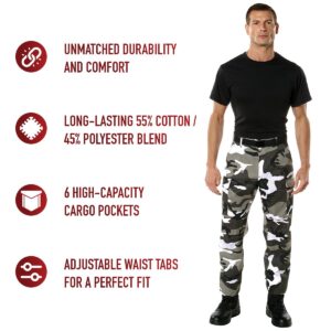 Rothco Color Camo Tactical BDU Pants - Rugged Outdoor Hiking Cargos Uniform Pant (US, Alpha, Large, Regular, Long, City Camo)