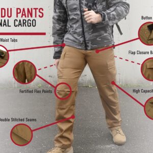 Rothco Color Camo Tactical BDU Pants - Rugged Outdoor Hiking Cargos Uniform Pant (US, Alpha, Large, Regular, Long, City Camo)