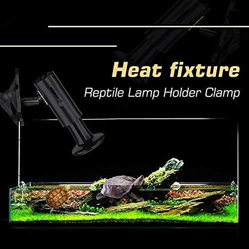 WUHOSTAM 2 Pack 100W Infrared Ceramic Heat Lamp, Black Reptile Heat Bulb No Light Emitter, Pet Heater for Aquarium and Terraium, Chicken Coop, Lizard, Turtle, Brooder, Snake, No Harm, ETL Listed