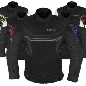 Motorcycle Jacket For Men Enduro Dualsport Riding High Visibility Dirtbike Ce Armor Waterproof All Season (BLACK, MEDIUM)