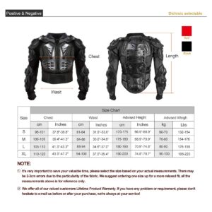 Motorcycle Protective Jacket Full Body Armor Dirt Bike Gear ATV Safety Motocross Protector Bike Body Armors Cycling Biking Riding Protector for Mountain Bike MTB KTM Off-Road Skiing Skating Men Women