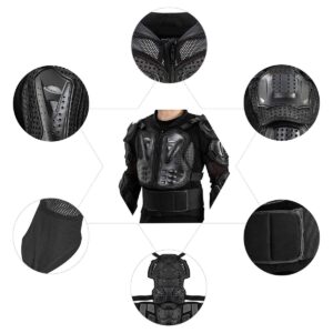 Motorcycle Protective Jacket Full Body Armor Protection Dirt Bike Gear ATV Protective Safety Gear Riding Racing Armor Motocross Protector Jacket Men Women For Off-Road Motorbike Cycling Skiing Skating