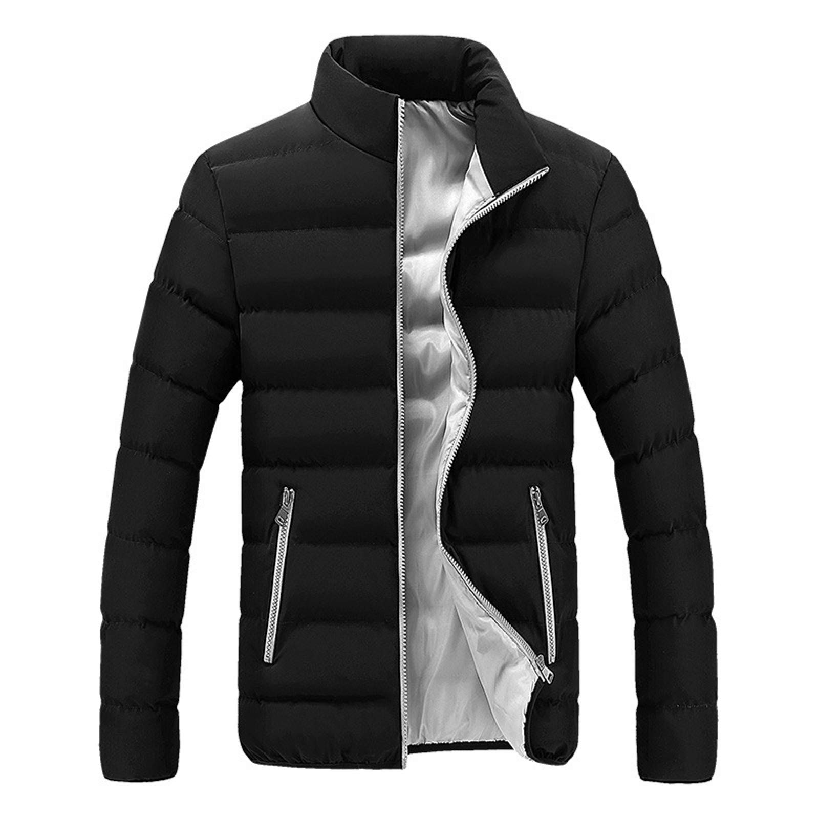 LCMTWX Thick Men Winter Coat Men'S Track Jackets Jacket for Men Men Winter Fashion Insulated Winter Coat for Men Rain Jacket Men Puffer Coat Mens Windbreakers Light Jackets Warehouse Deals Clearance