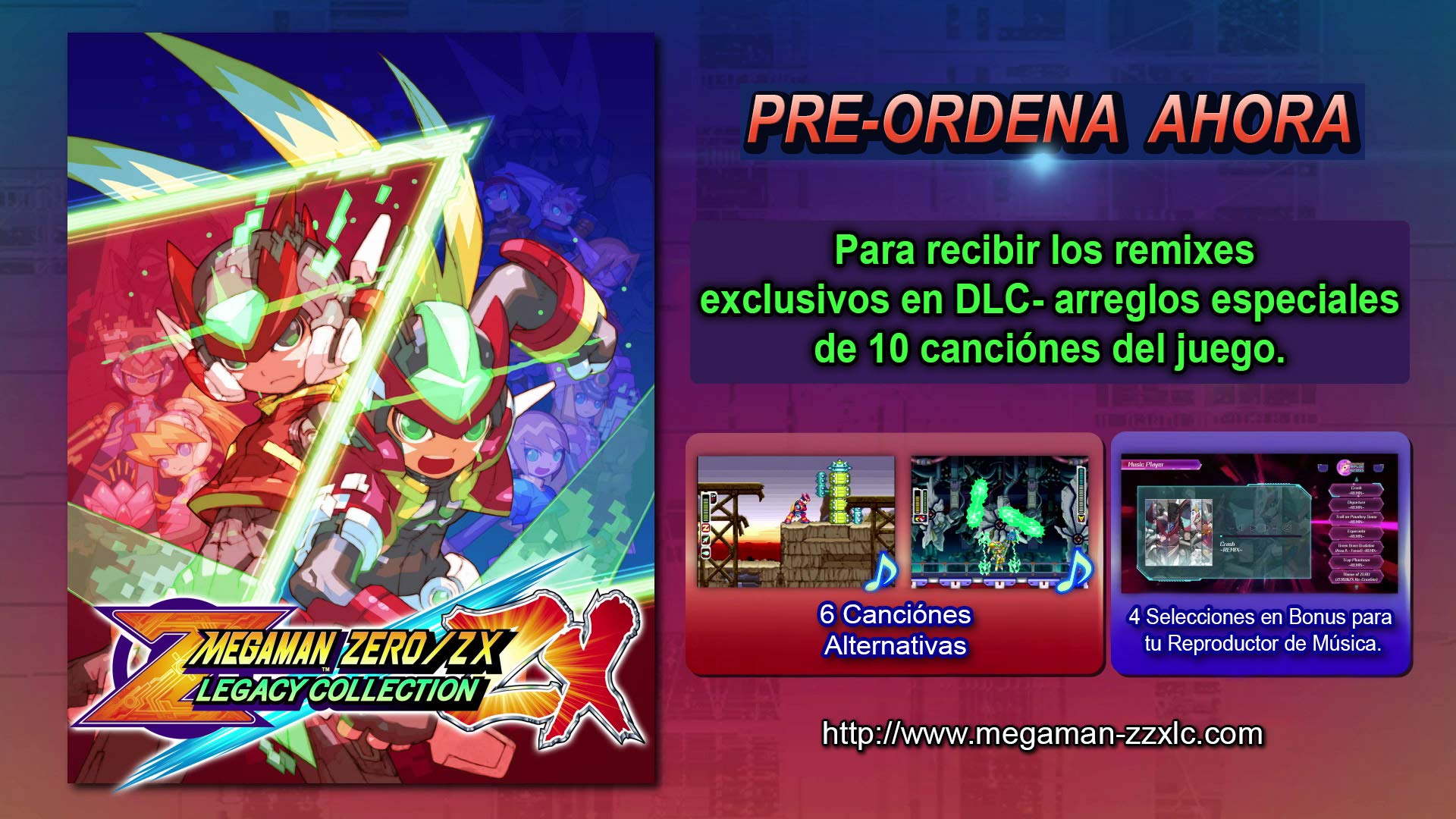 Mega Man Zero/Zx Legacy Collection - Nintendo Switch Standard Edition