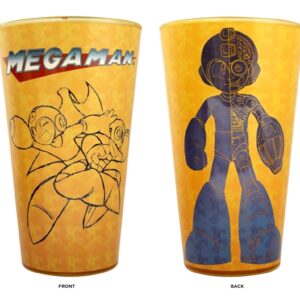 JUST FUNKY Capcorm Game Mega Man and Zero Pint Glass - Novelty Drinking Glasses Kids Gifts Toys, (16 OZ)