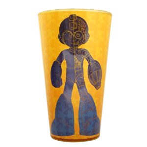 JUST FUNKY Capcorm Game Mega Man and Zero Pint Glass - Novelty Drinking Glasses Kids Gifts Toys, (16 OZ)