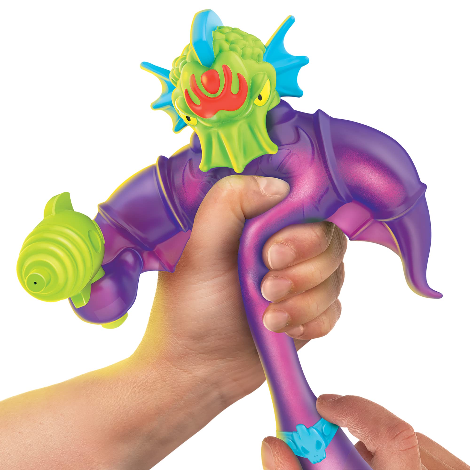 Heroes of Goo Jit Zu Galaxy Hero 2 Pack. Blazagon and Orbitox with All New Water Blasters.